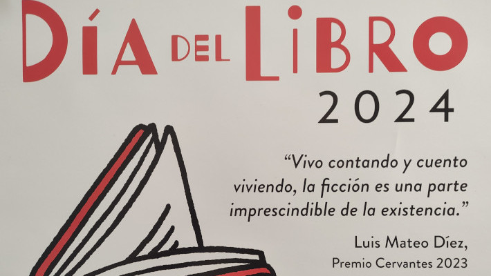 Fragmento del cartel del Día del Libro 2024 del Ministerio de Cultura