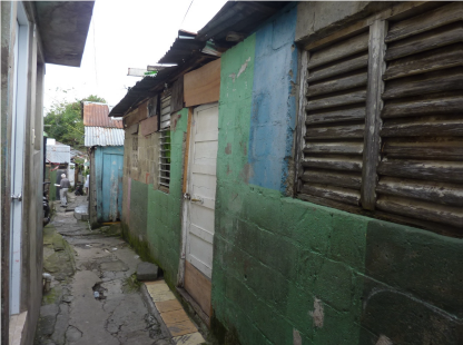 calles del barrio Salsipuedes antes de la intervención